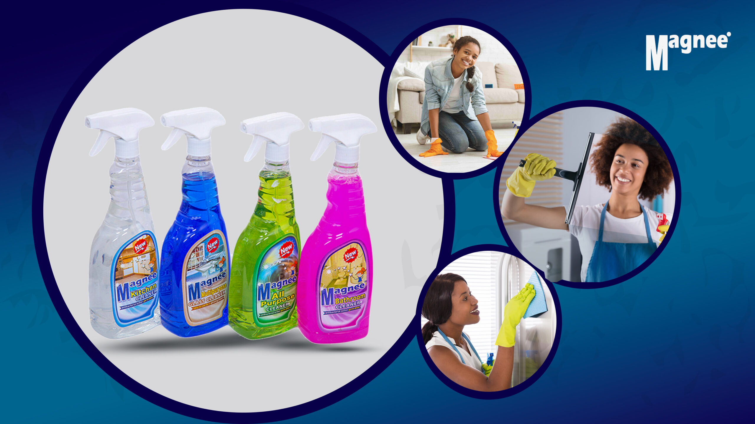 Wide range of cleaning products Magnee